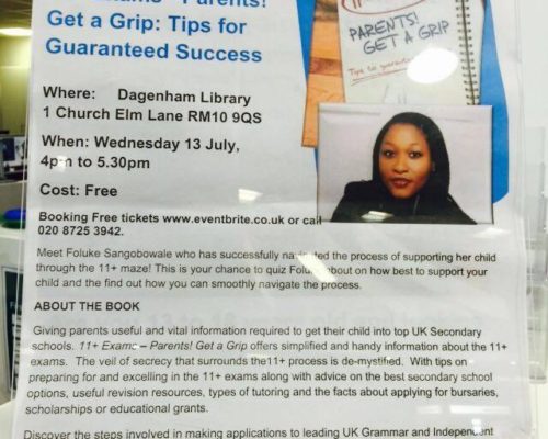 Pen to Print: 11+ Parents Get a Grip with Foluke Sangobowale