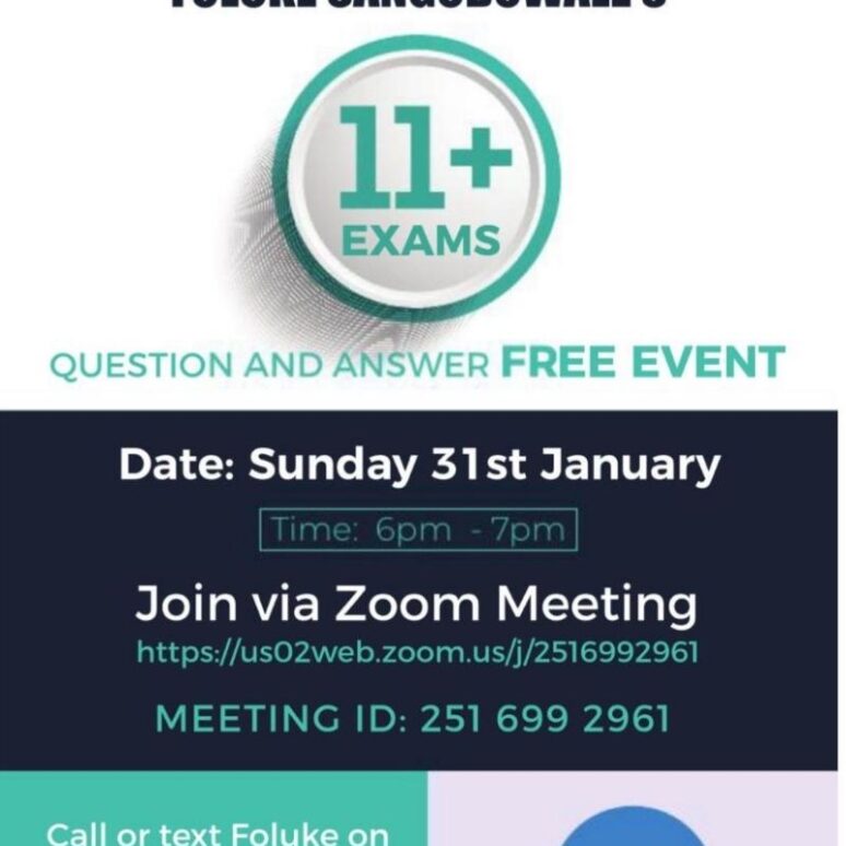 11+ Parents’ Information Event – January 31st 2021